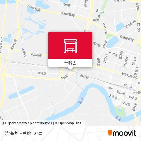 滨海客运总站地图