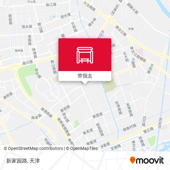 新家园路地图