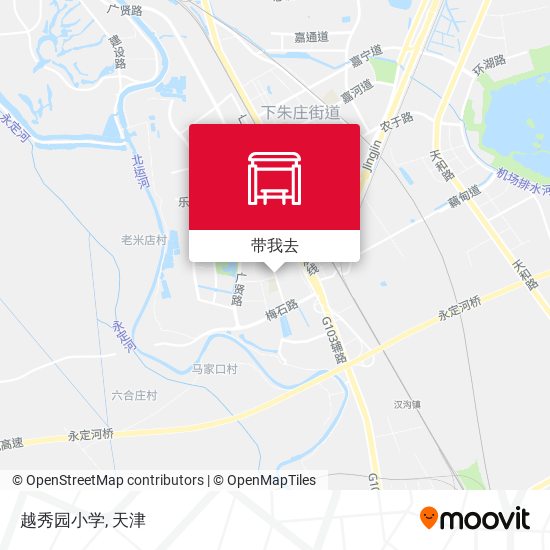 越秀园小学地图