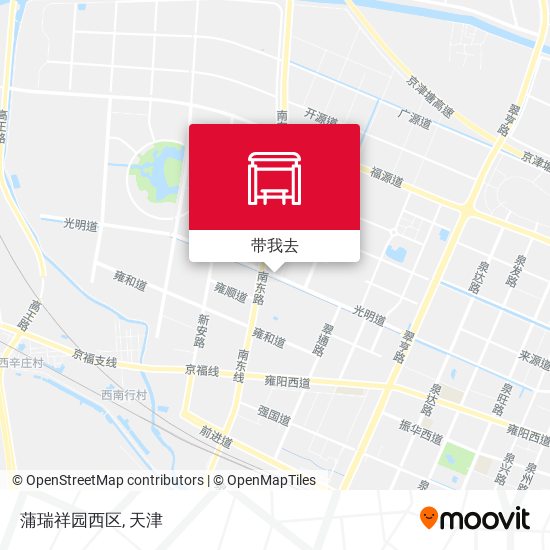 蒲瑞祥园西区地图