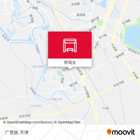 广贤路地图