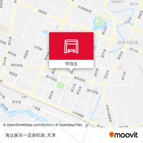 海达家乐一店泉旺路地图