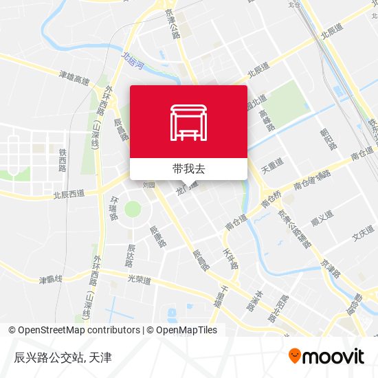 辰兴路公交站地图
