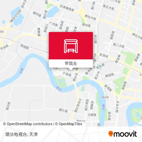 塘沽电视台地图
