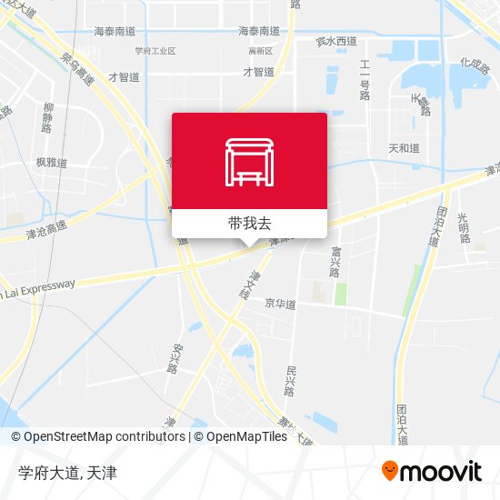 学府大道地图