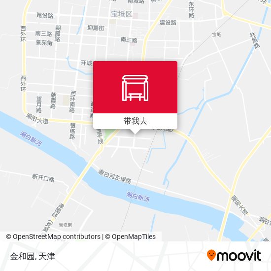 金和园地图