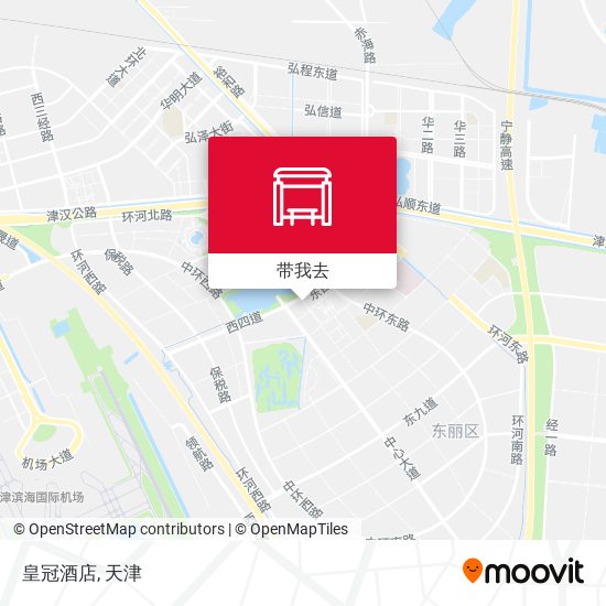 皇冠酒店地图