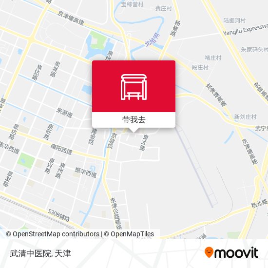 武清中医院地图