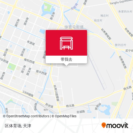 区体育场地图