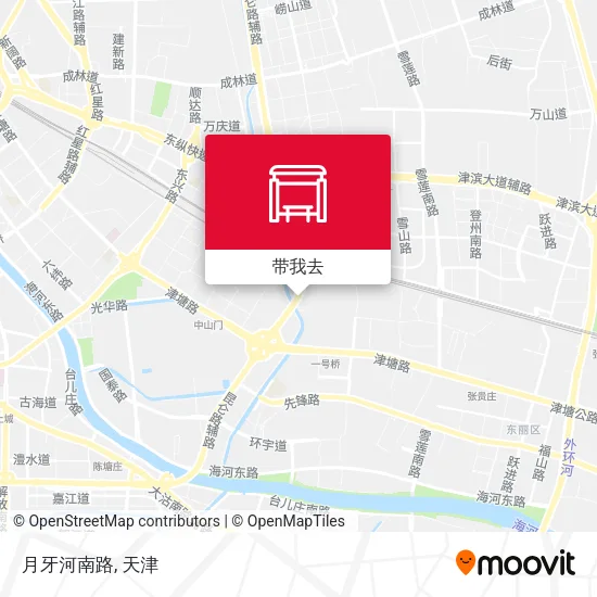月牙河南路地图