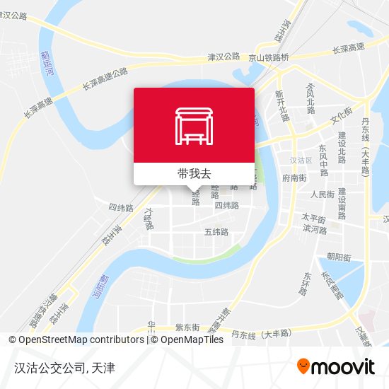 汉沽公交公司地图