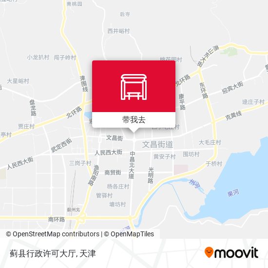 蓟县行政许可大厅地图