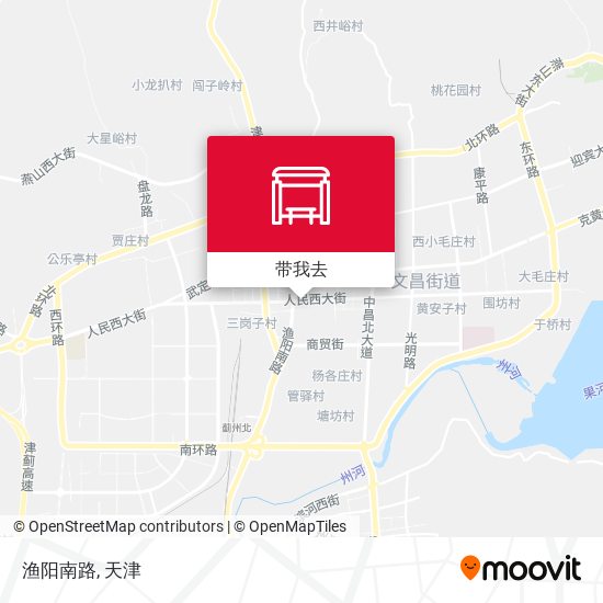 渔阳南路地图