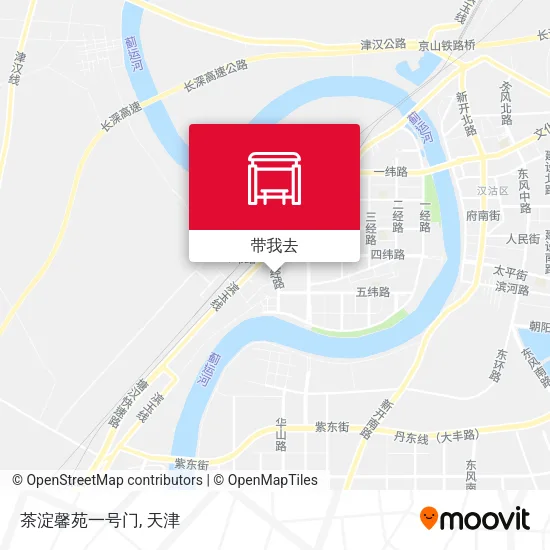 茶淀馨苑一号门地图