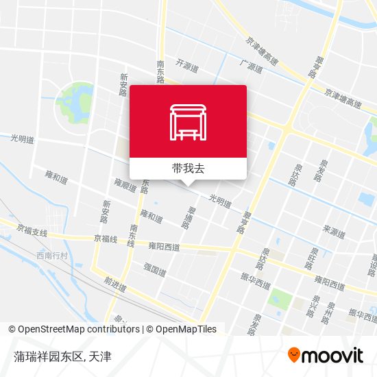 蒲瑞祥园东区地图