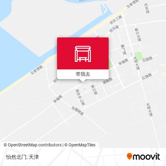 怡然北门地图