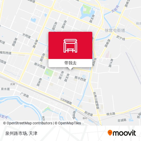 泉州路市场地图