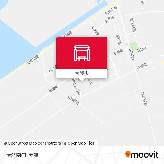 怡然南门地图