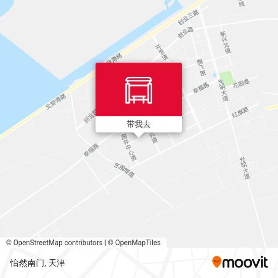 怡然南门地图