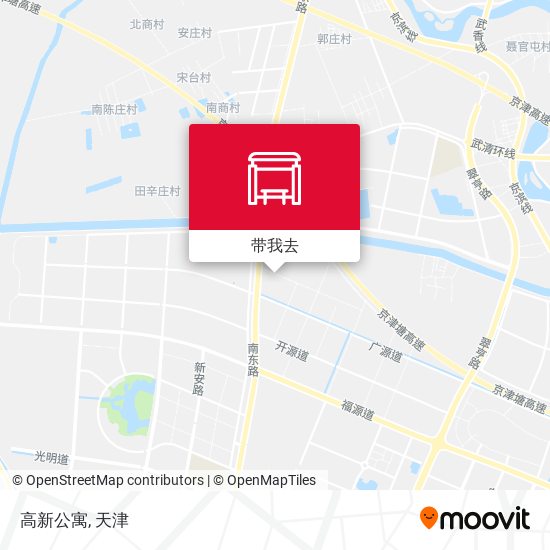 高新公寓地图