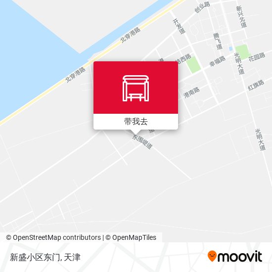 新盛小区东门地图