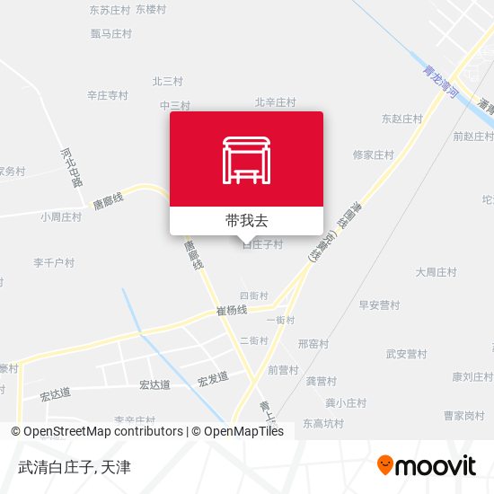 武清白庄子地图