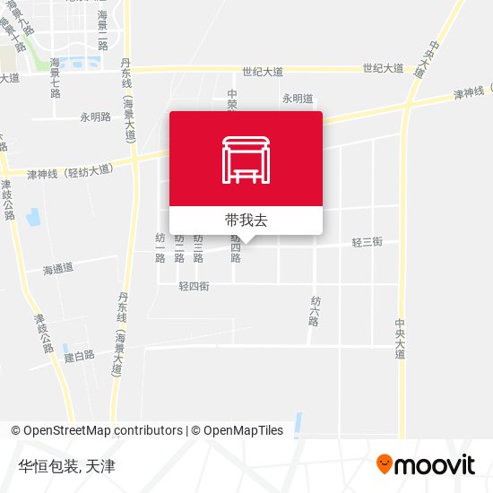 华恒包装地图