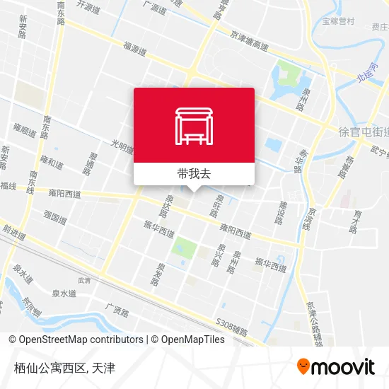 栖仙公寓西区地图