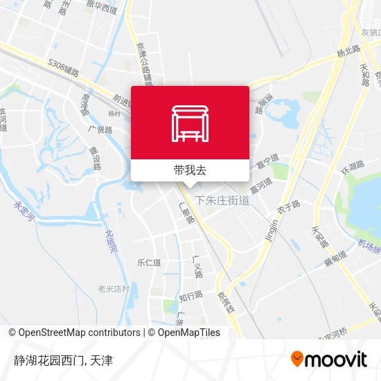 静湖花园西门地图