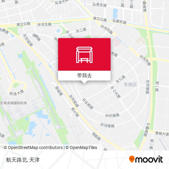 航天路北地图