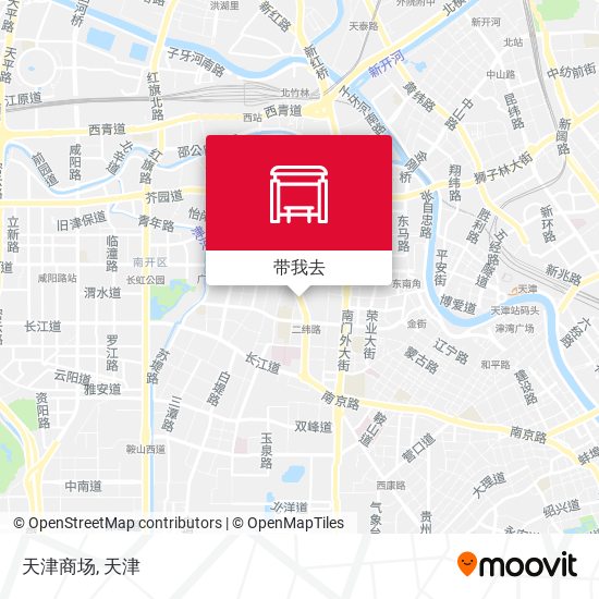 天津商场地图