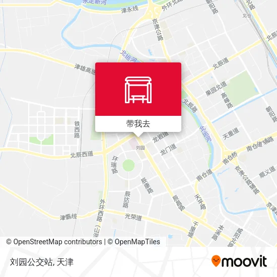 刘园公交站地图