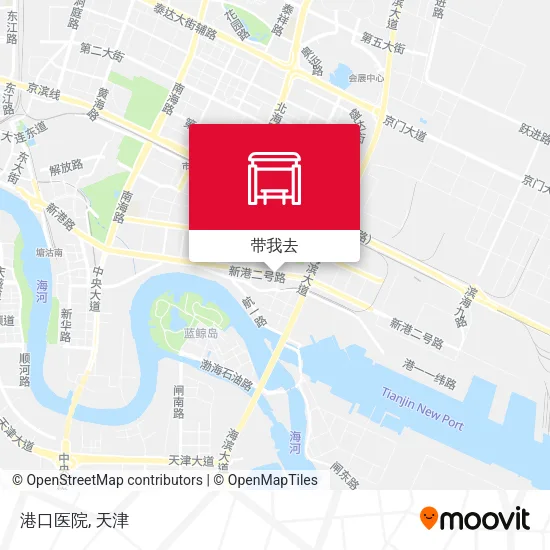 港口医院地图
