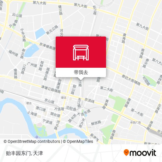 贻丰园东门地图