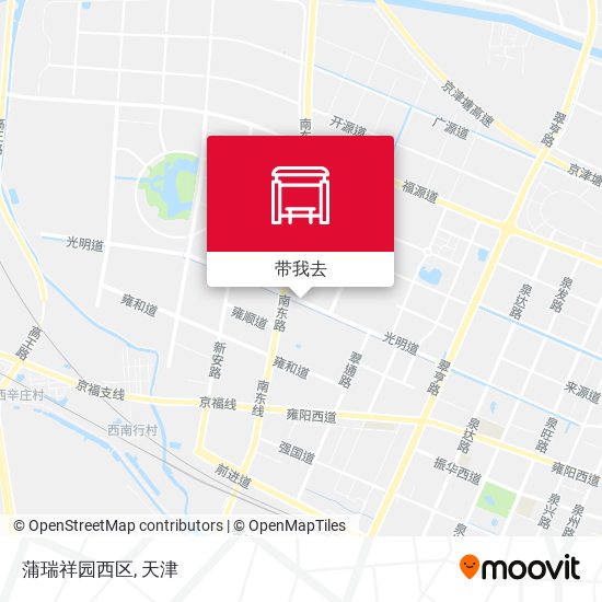 蒲瑞祥园西区地图