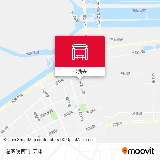 总医院西门地图