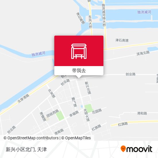 新兴小区北门地图