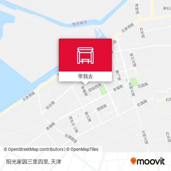 阳光家园三里四里地图