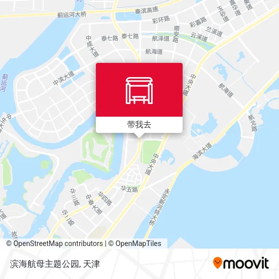 滨海航母主题公园地图