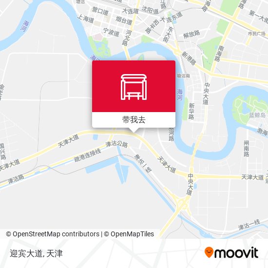 迎宾大道地图