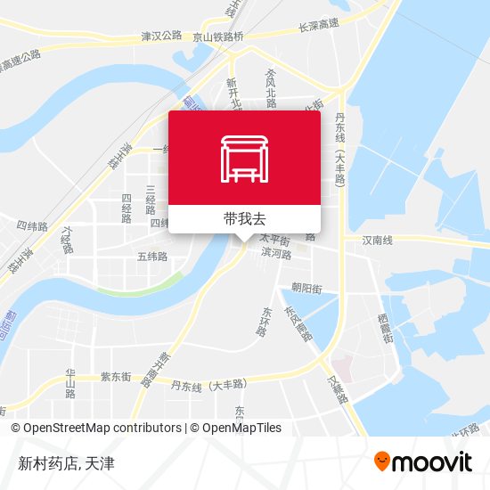 新村药店地图