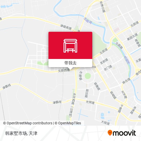 韩家墅市场地图