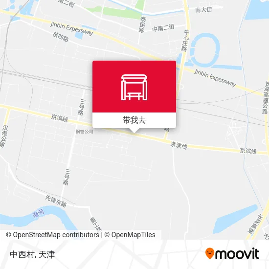 中西村地图