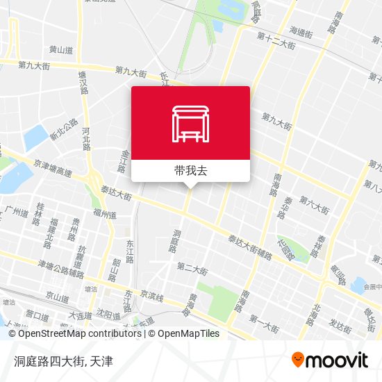 洞庭路四大街地图