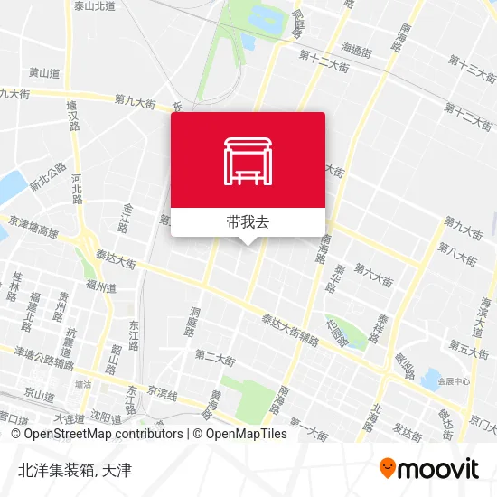 北洋集装箱地图