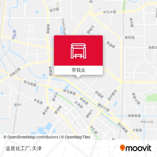 蓝星化工厂地图