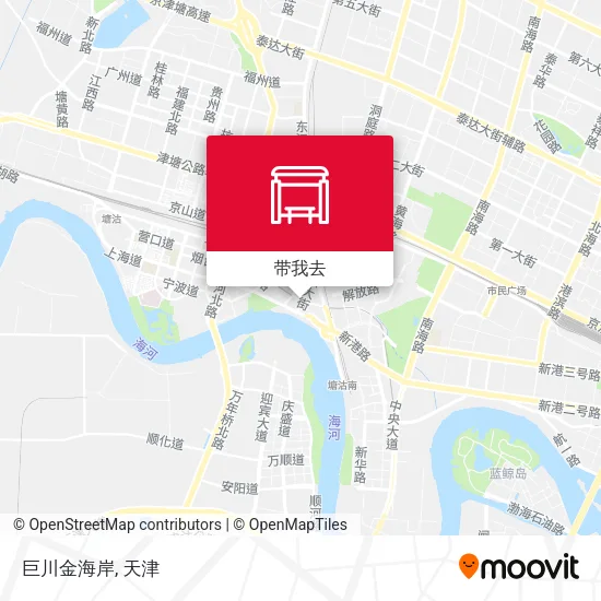 巨川金海岸地图