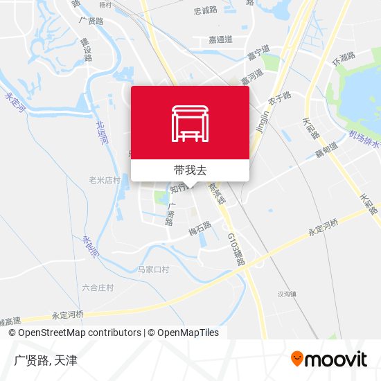 广贤路地图