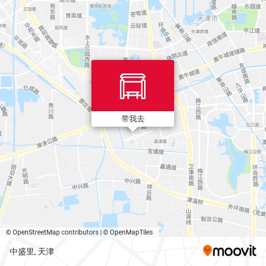 中盛里地图