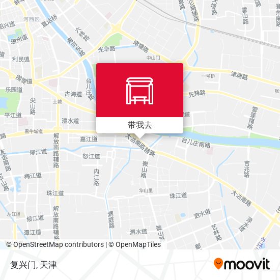 复兴门地图